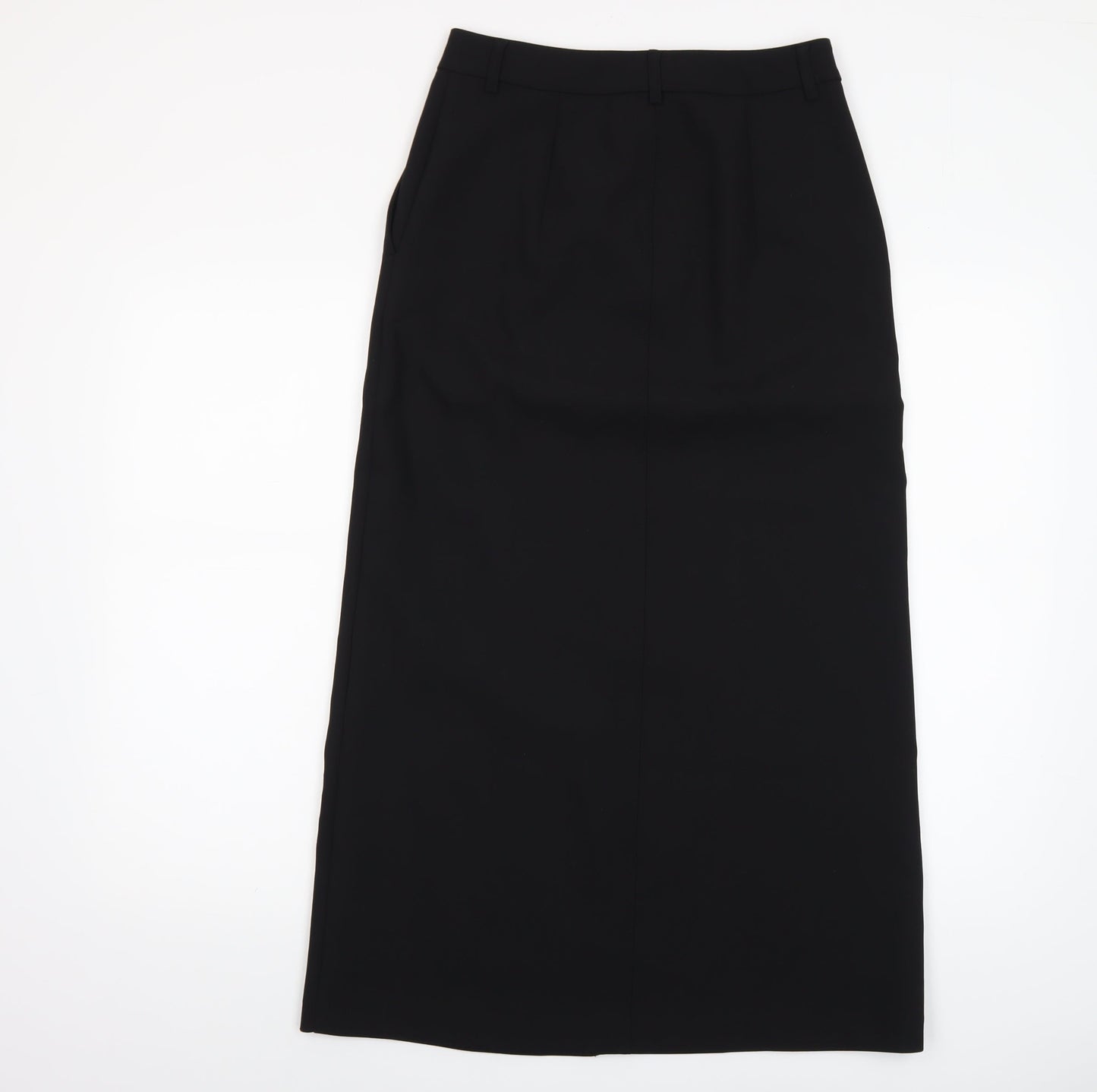 Marks and Spencer Women's Black Size 8 Midi Pencil Skirt