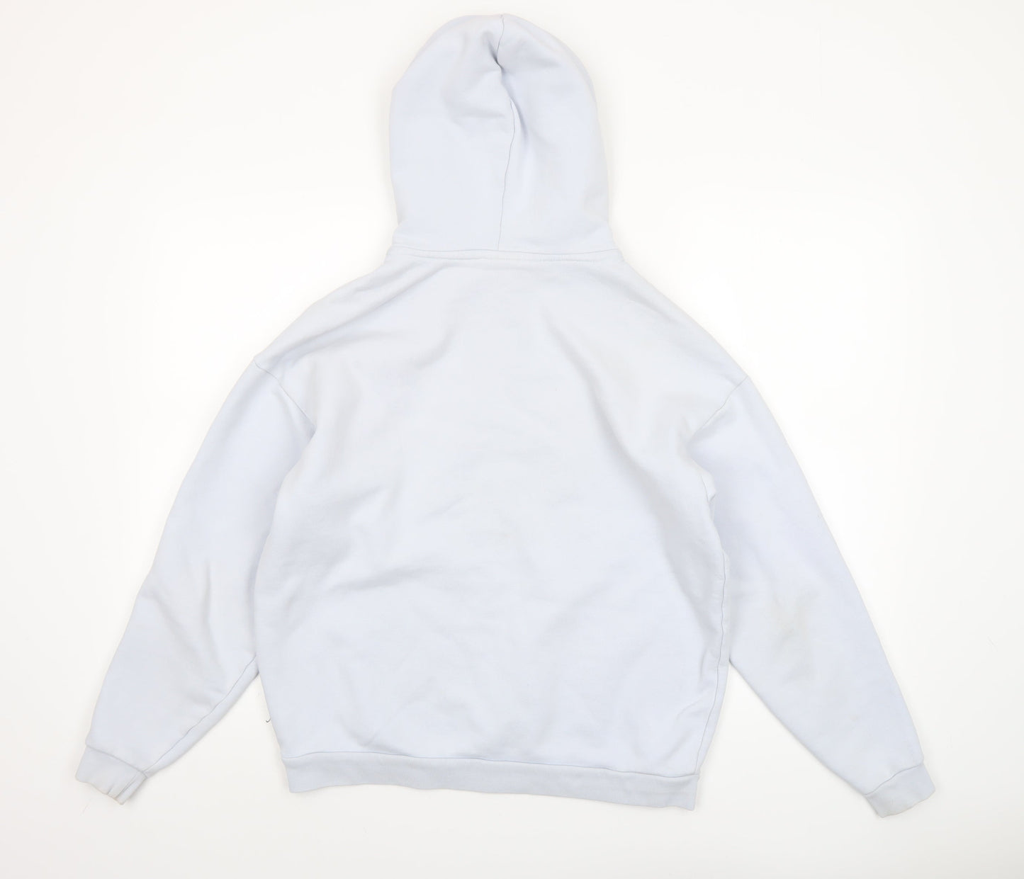 Slazenger Women's White Pullover Hoodie UK 8 Cotton Blend Tennis Print