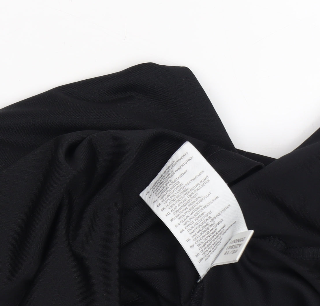 Adidas Men's Black Small Athletic Short Sleeve Crew Neck T-Shirt