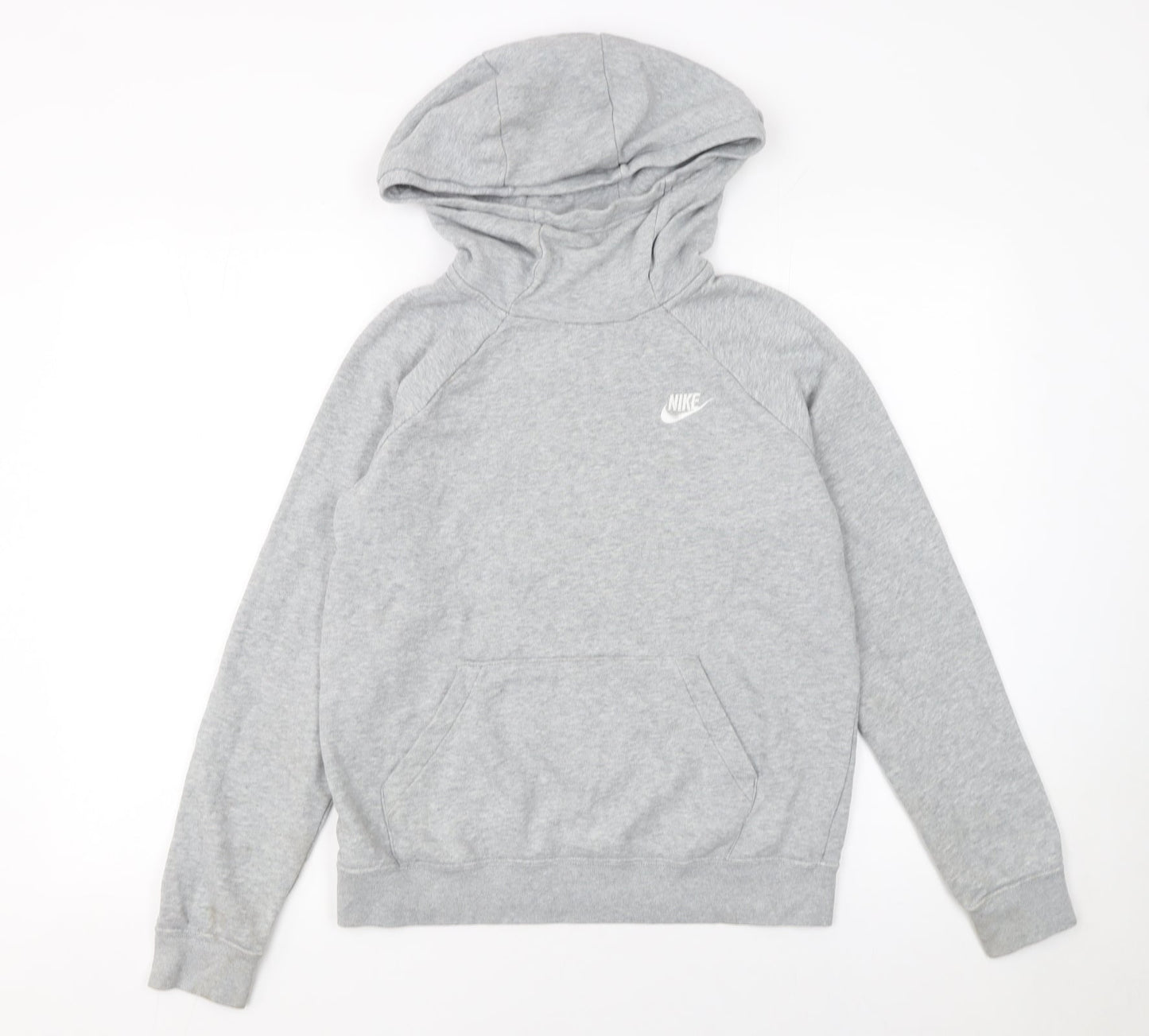 Nike Women’s Grey Pullover Hoodie Small Cotton Blend Casual