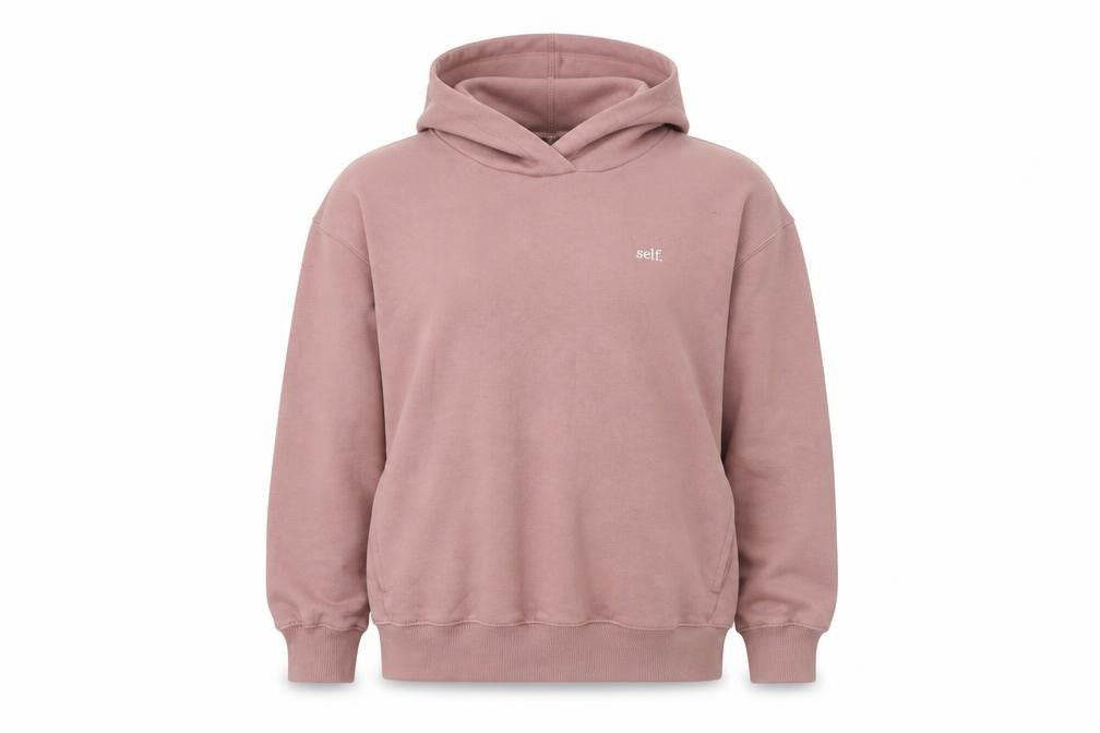 Self Women’s Pink Pullover Hoodie Size S Cotton Blend Casual