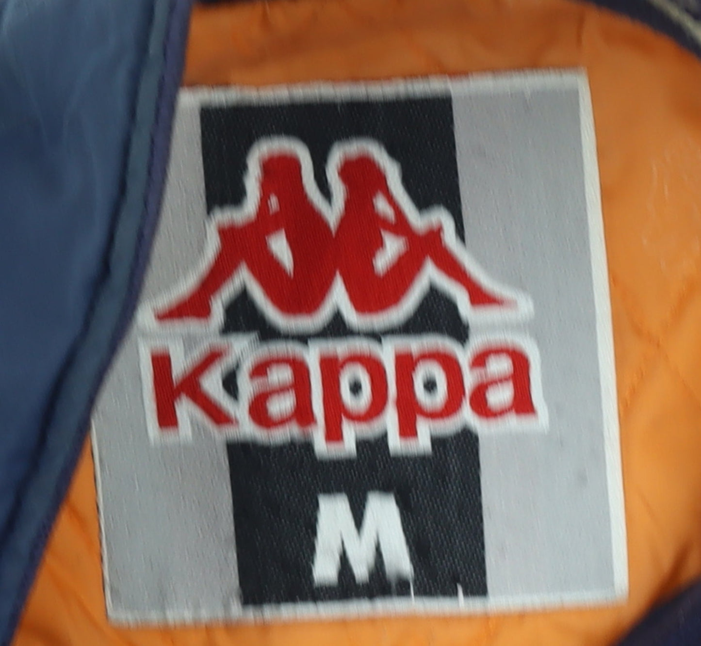 Kappa Men's Blue Nylon Lined Mid-Length Sports Jacket Size M