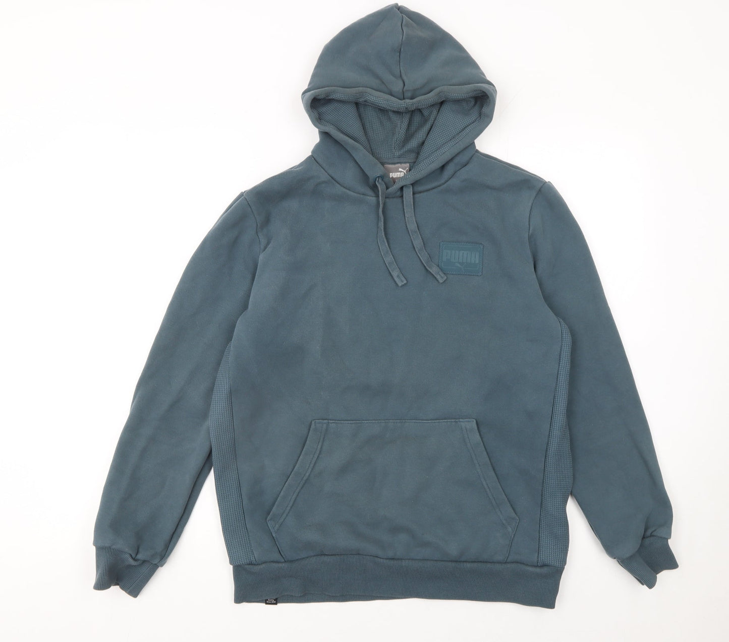 Puma Men's Blue Pullover Hoodie Size M Regular Fit Sportswear