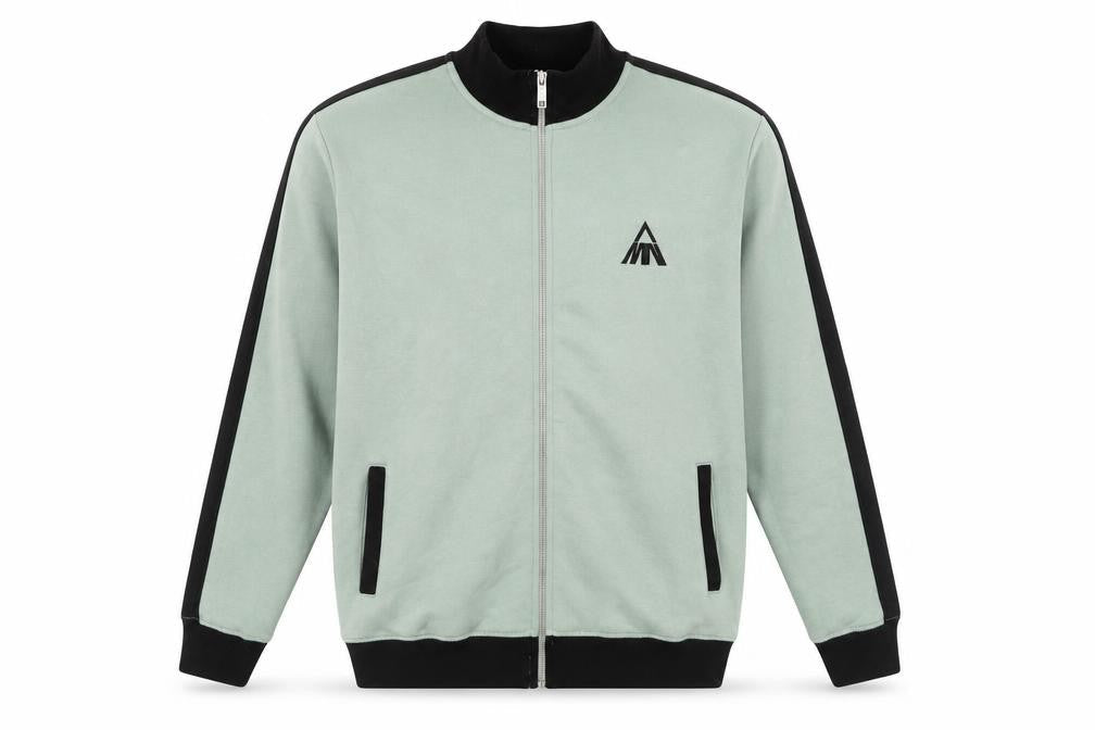 boohooMAN Men’s Green Full Zip Sweatshirt M Regular Fit