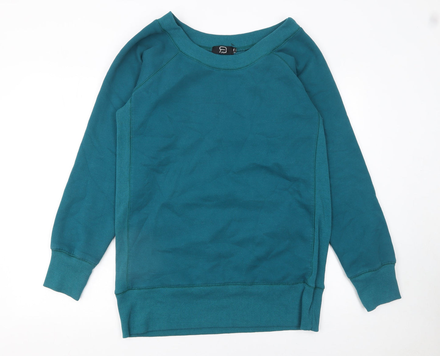 BY EMP Women’s Teal Crew Neck Pullover Sweatshirt XXL
