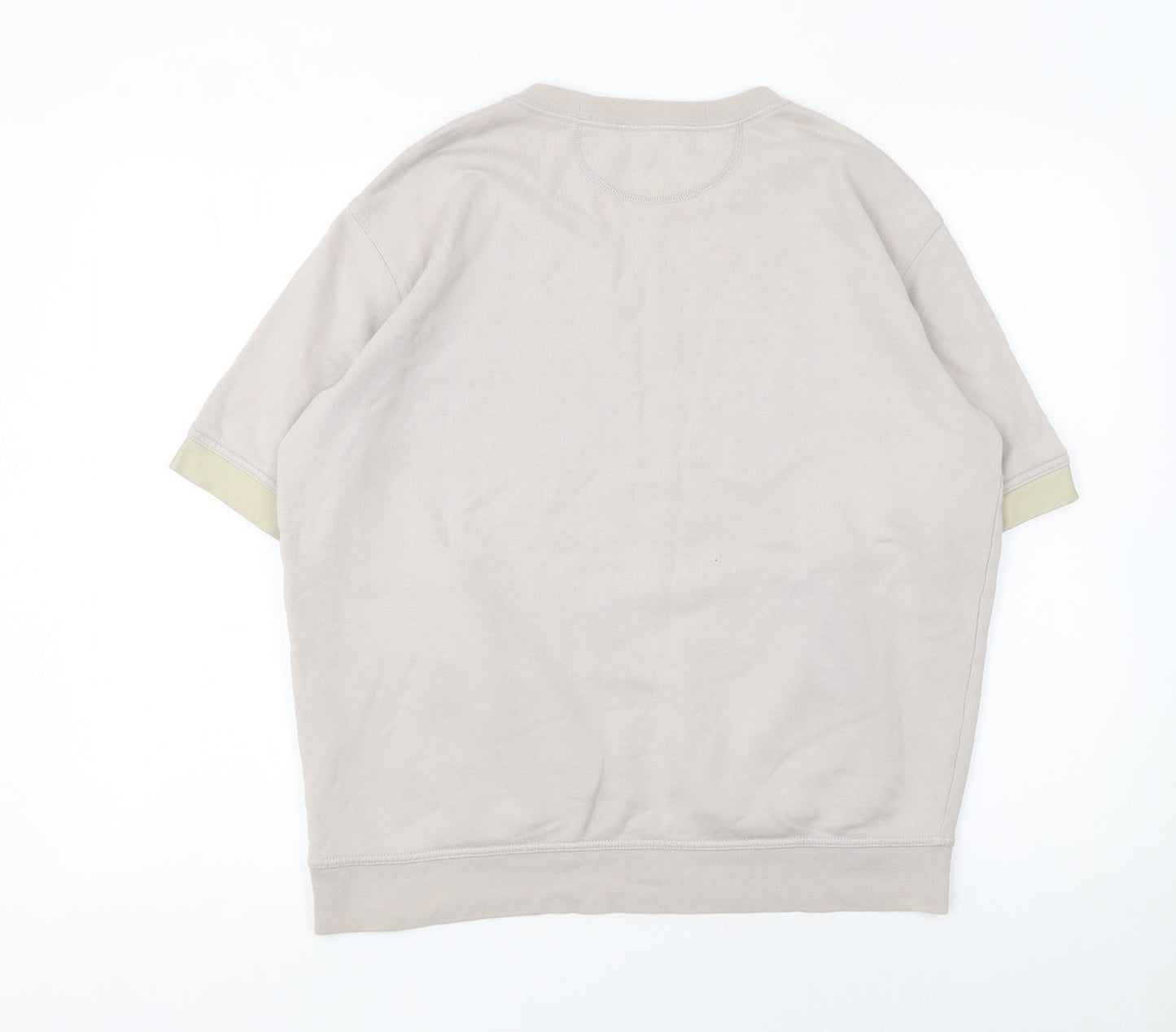 Diesel Black Gold Women’s Beige Short Sleeve Pullover Sweatshirt S