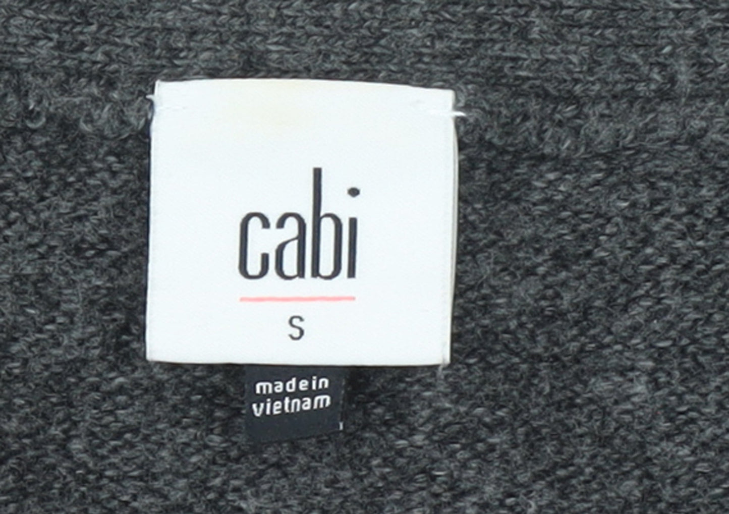Cabi Womens Grey V-Neck Button Cardigan Jumper Size S