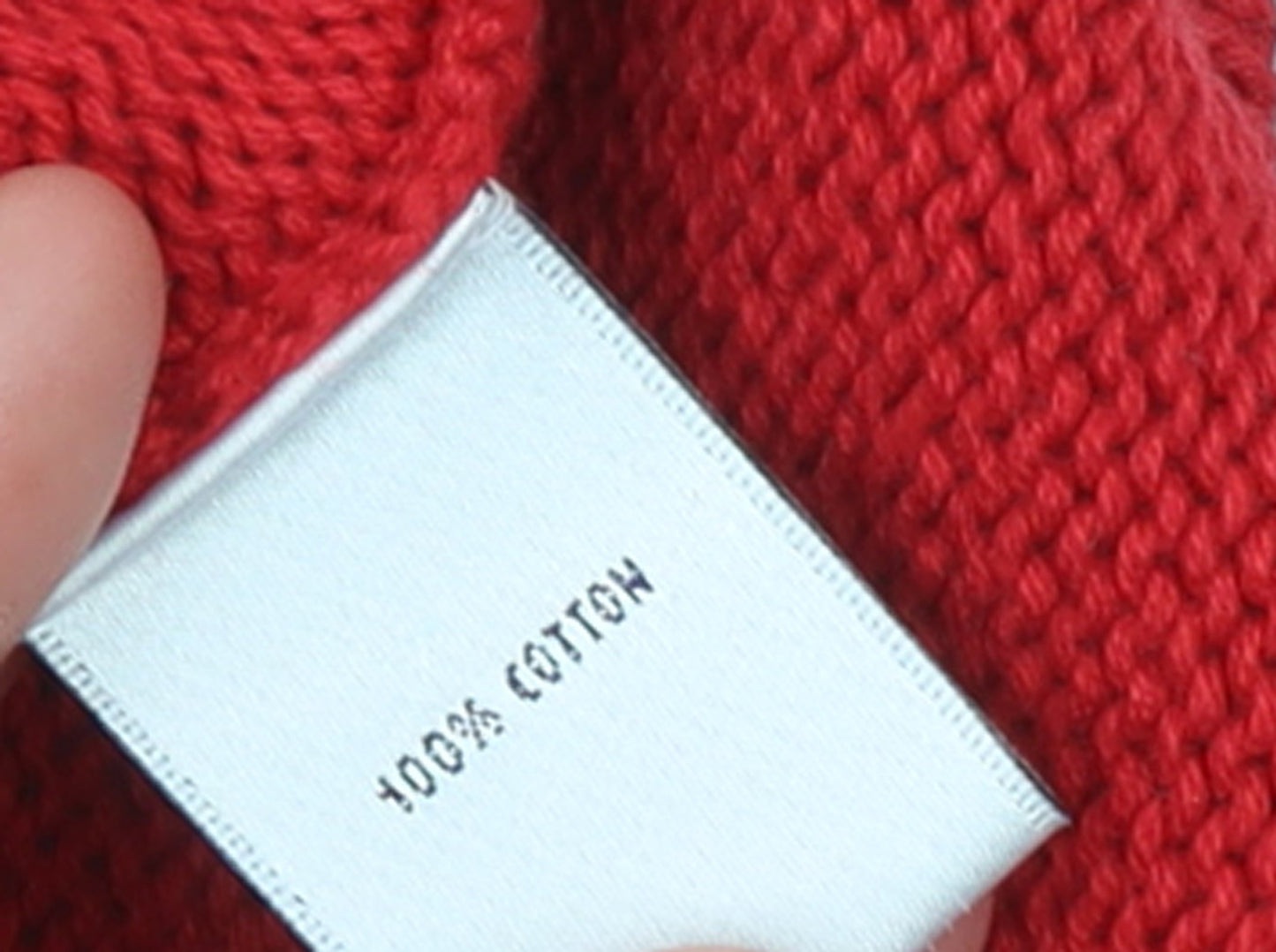 Alice Collins Women's Red Cable Knit Cotton Jumper Size 12