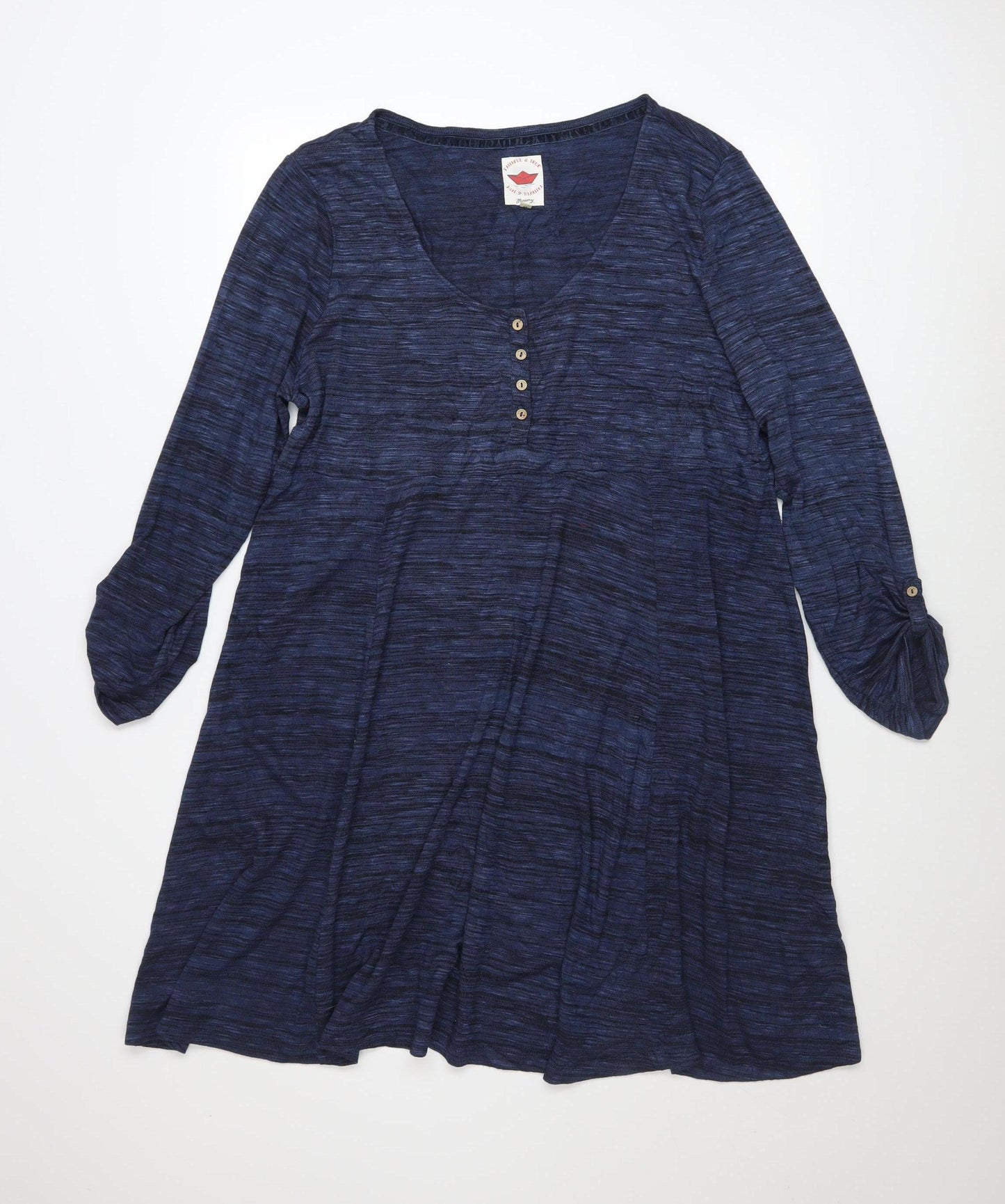 Faithful & True Women's Blue A-Line Jersey Dress Size 20