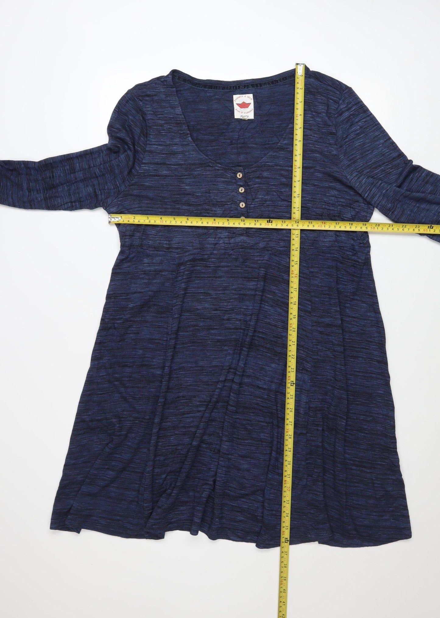 Faithful & True Women's Blue A-Line Jersey Dress Size 20