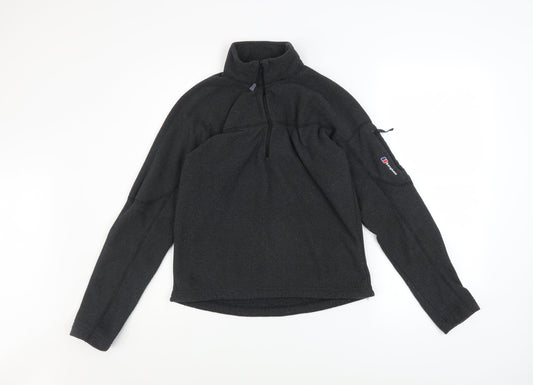 Berghaus Women’s Black Size 10 1/4 Zip Fleece Sweatshirt