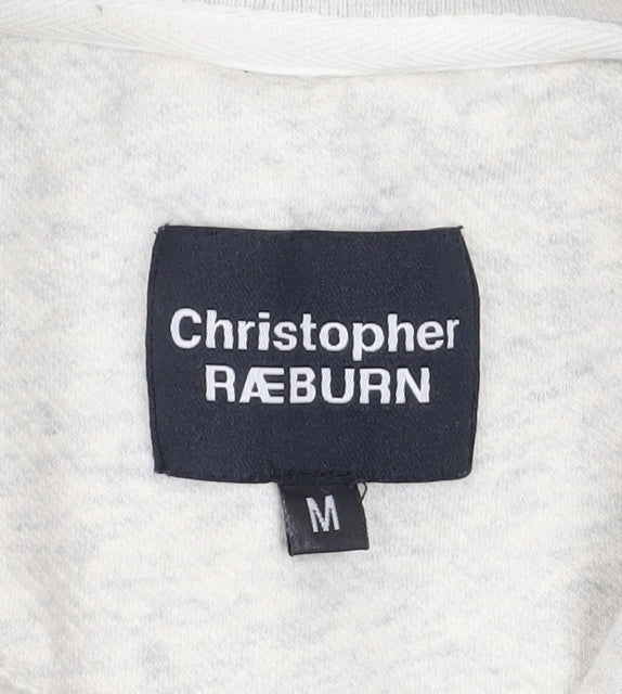 Christopher Raeburn Men's Beige Graphic Print Cotton Sweatshirt M