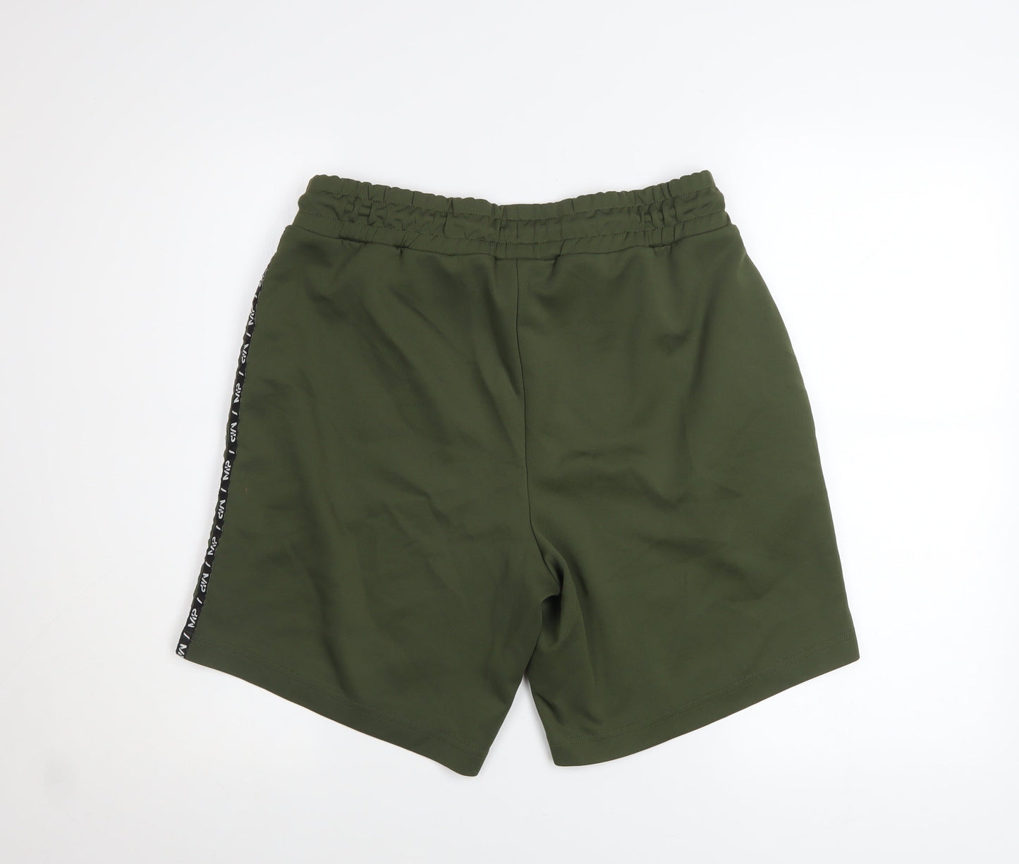 Myprotein Men's Green Athletic Gym Shorts Size L Drawstring Pockets
