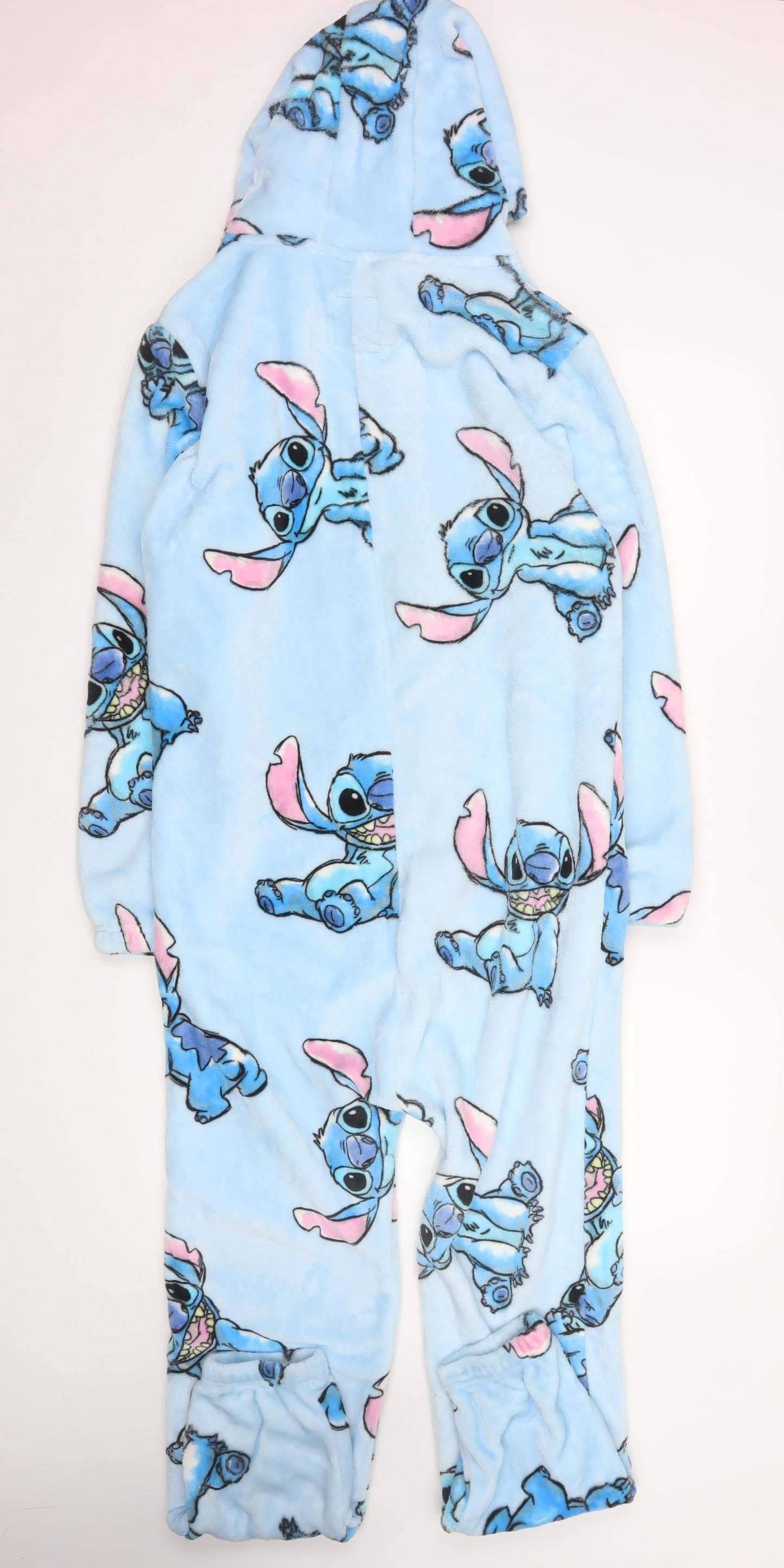 Next Disney Lilo & Stitch Blue Fleece Hooded Onesie Girls 13 Years