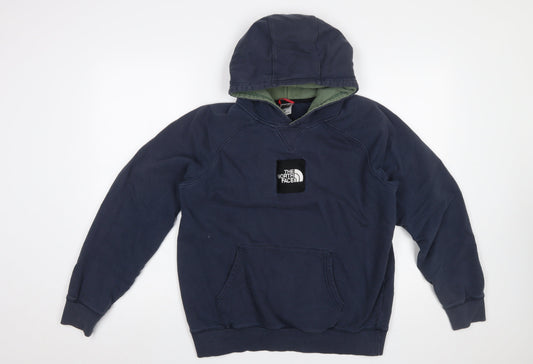 The North Face Men's Blue Pullover Hoodie M Regular Fit
