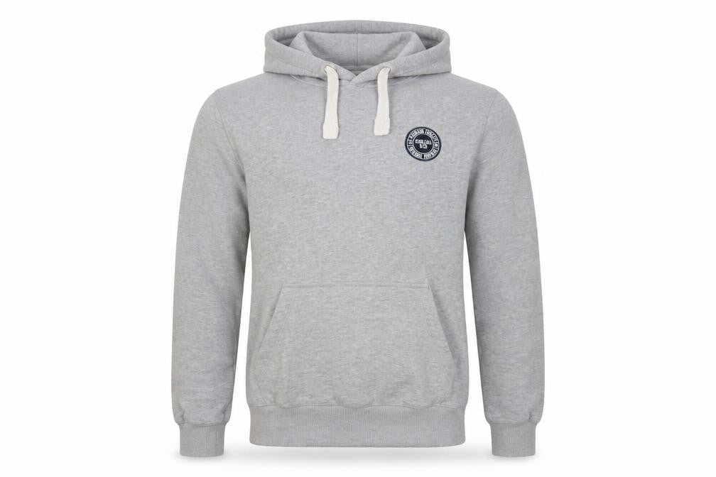 SoulCal & Co Men's Grey Pullover Hoodie Large Cotton Blend