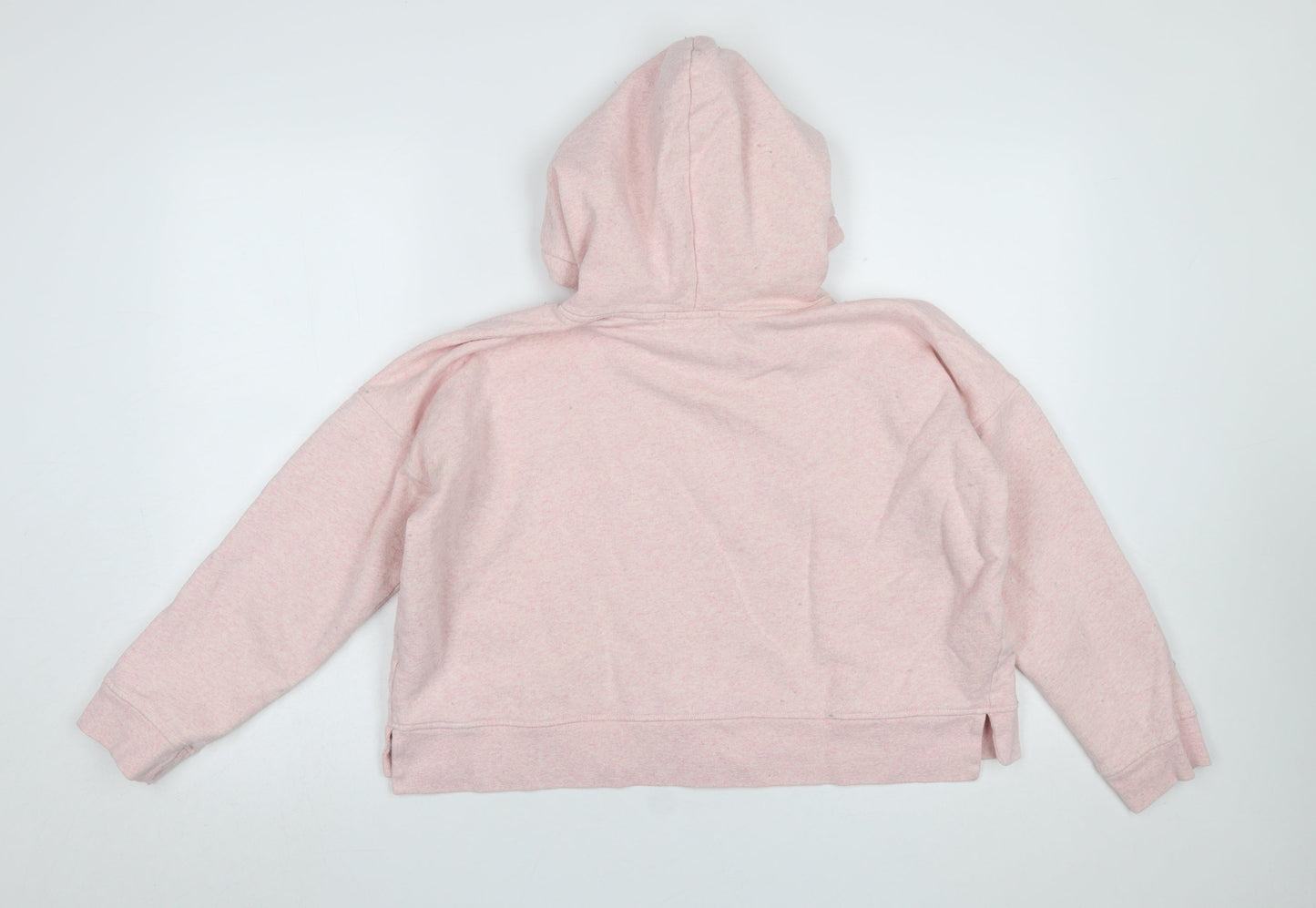 Maison Labiche Women Pink Embroidered Pullover Hoodie Size S