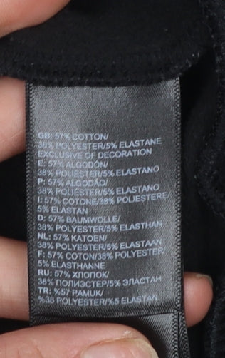 The North Face Womens Black XS Pullover Sweatshirt FlashDry Cotton Blend