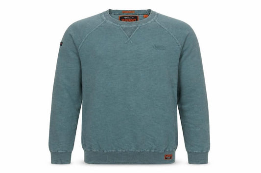 Superdry Men’s Green Cotton Crew Neck Pullover Sweatshirt M