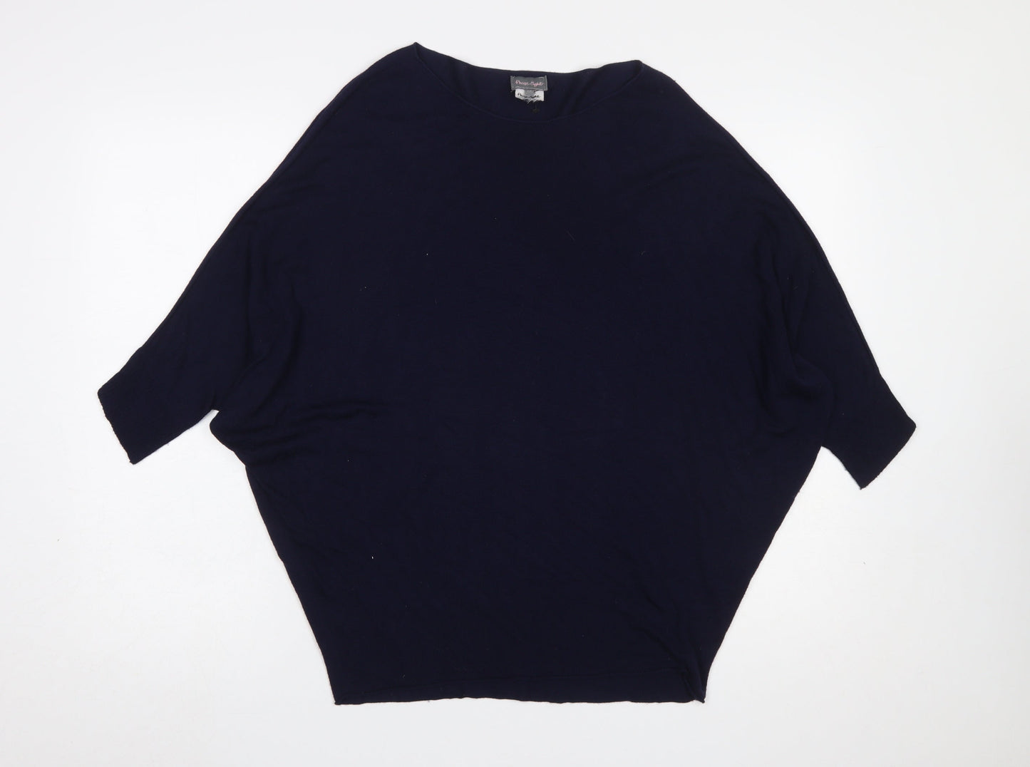 Phase Eight Women’s Navy XS Relaxed Dolman Knit Jumper