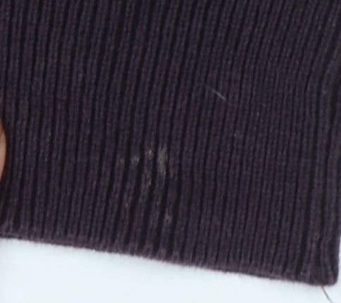 Zara Men Black Cotton Crew Neck Pullover Jumper Size S
