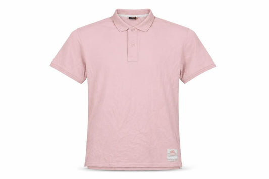 Sundek Men’s Pink Cotton Stretch Polo Shirt M Short Sleeve