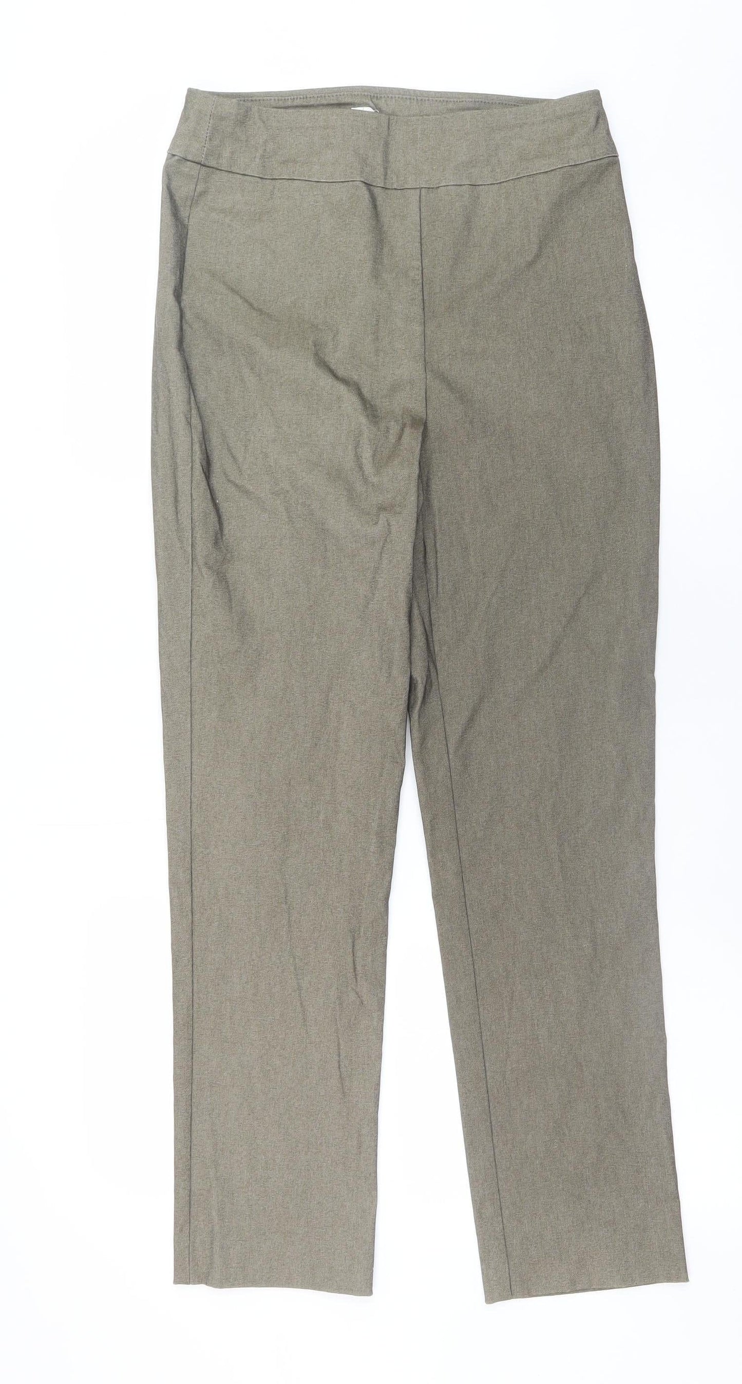 Marla Wynne Womens Beige Tall Size 10T Stretch Dress Pants