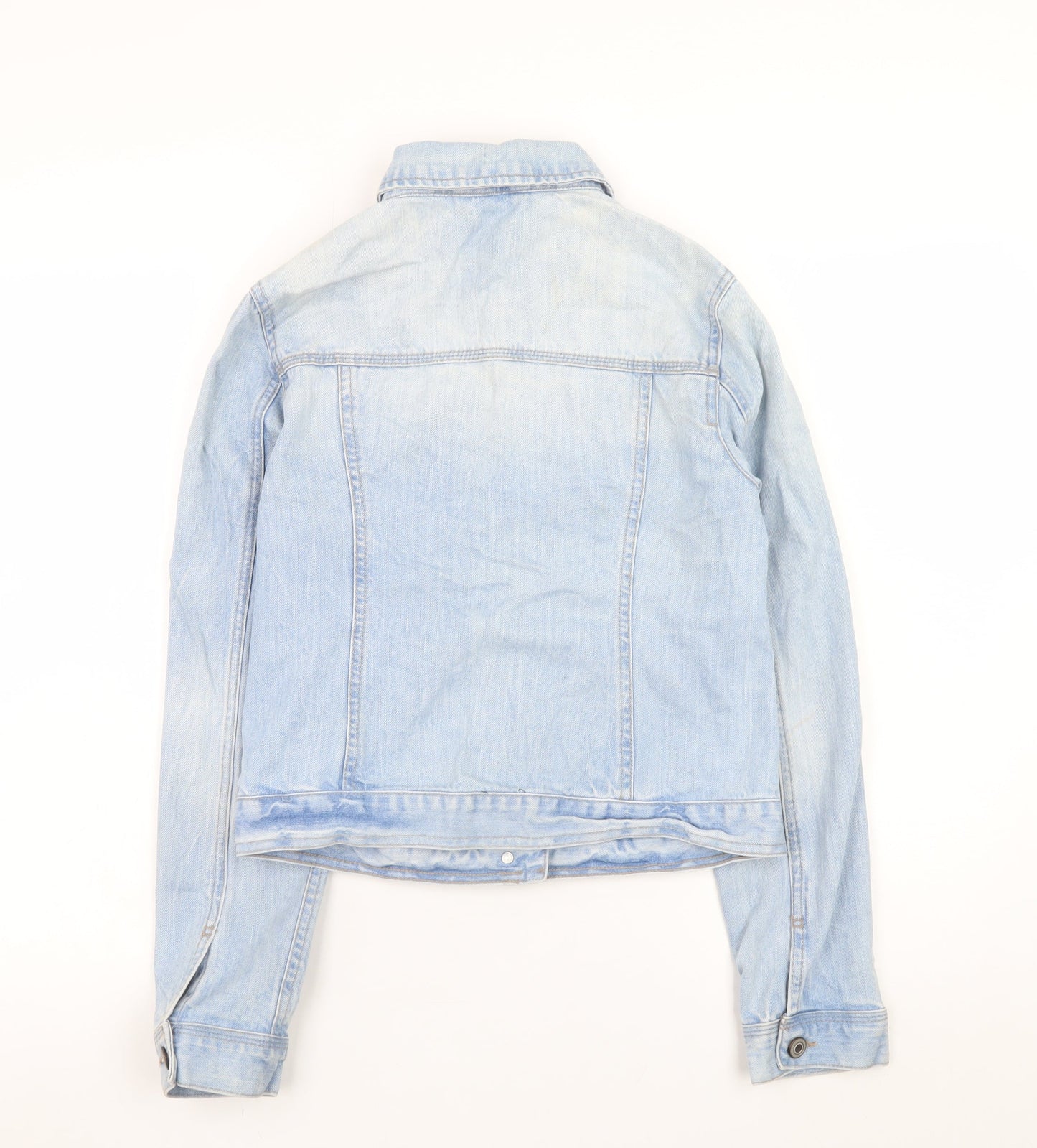 New Look Women’s Blue Denim Button-Up Jacket UK 10