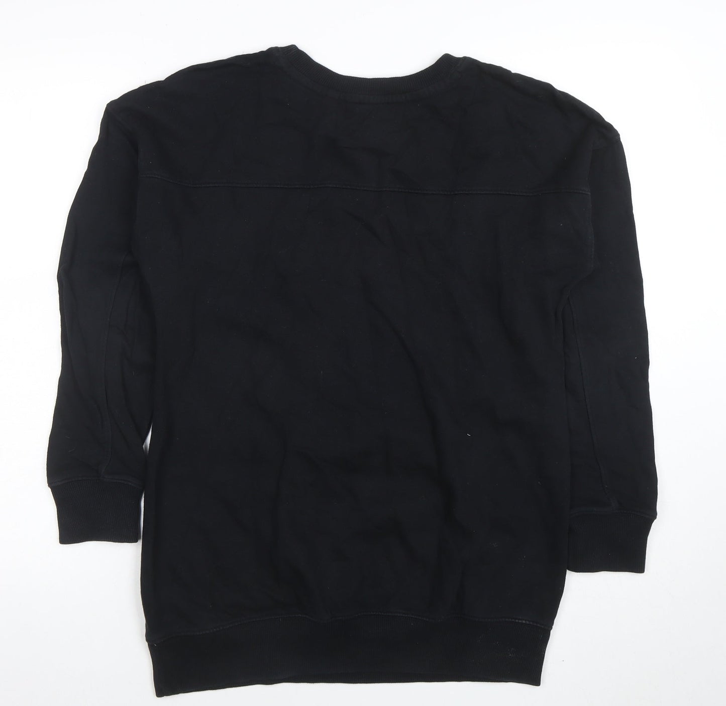 Next Men's Black Crew Neck Pullover Sweatshirt XS