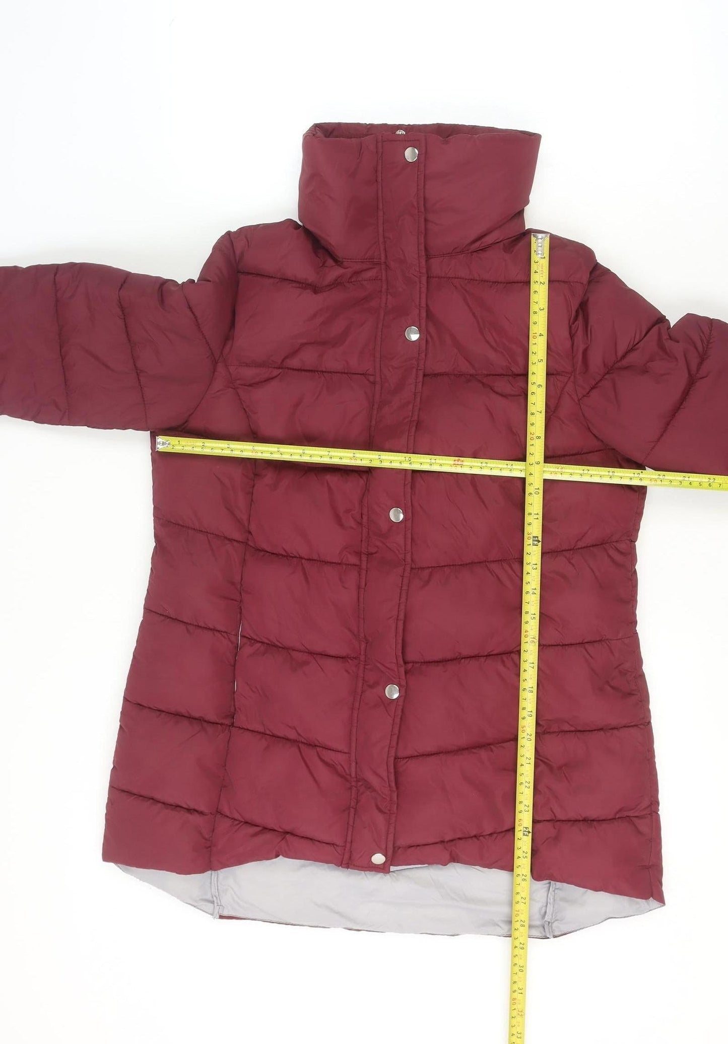 Styled by... Womens Red Quilted Puffer Jacket Size 12