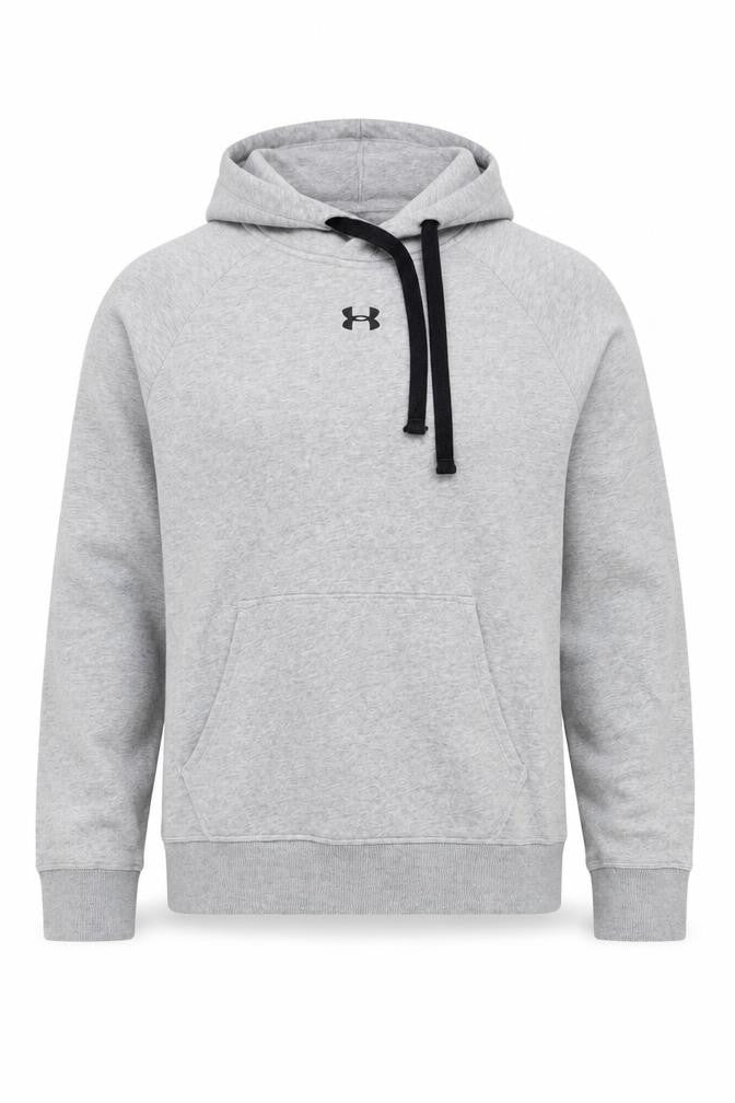 Under Armour Men's Grey Pullover Hoodie M Loose Fit Athletic Fleece