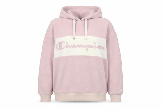 Champion Womens Pink XS Pullover Hoodie Fleece Logo Sweatshirt