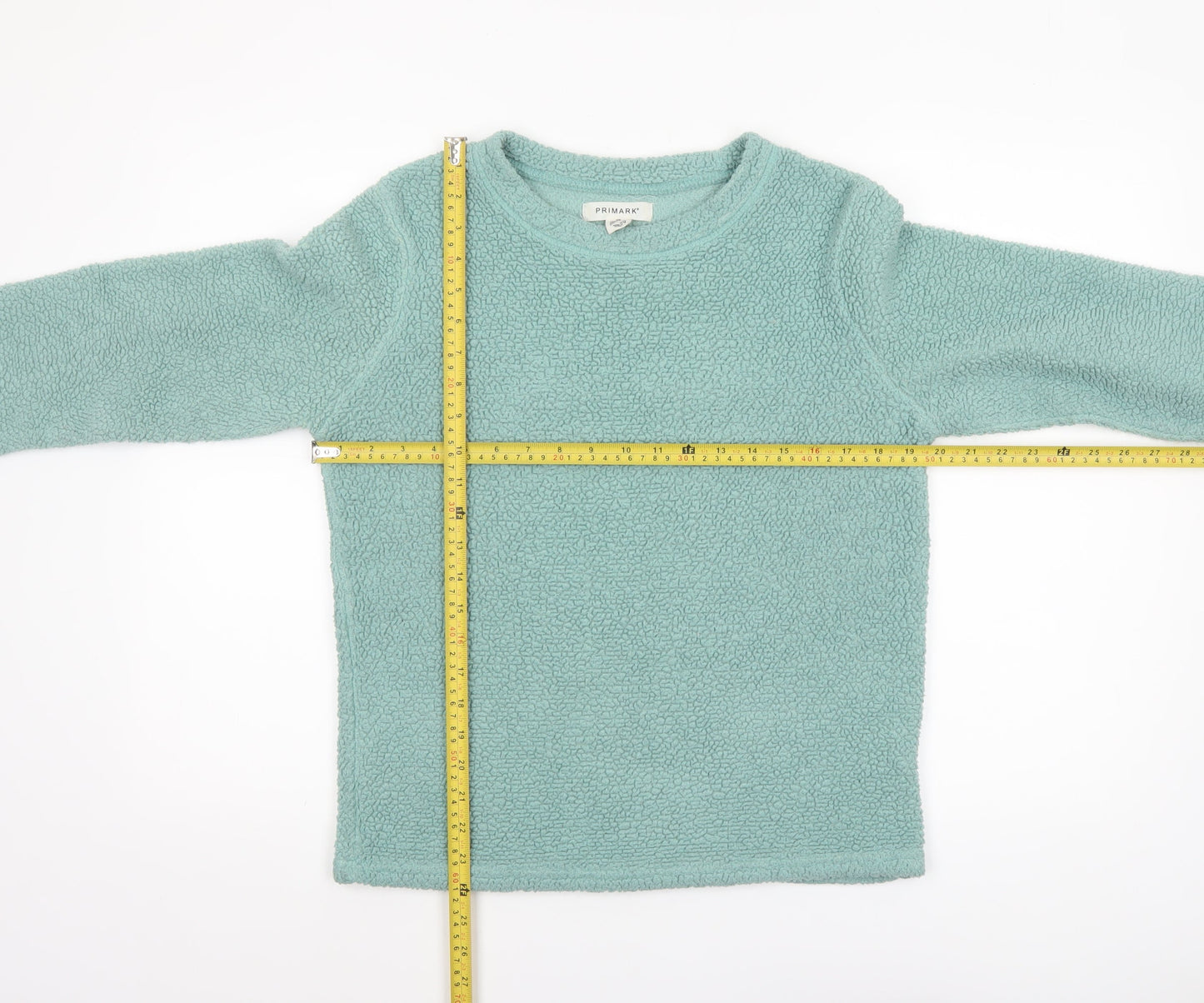 Primark Women's Blue Fleece Pullover Sweatshirt XS