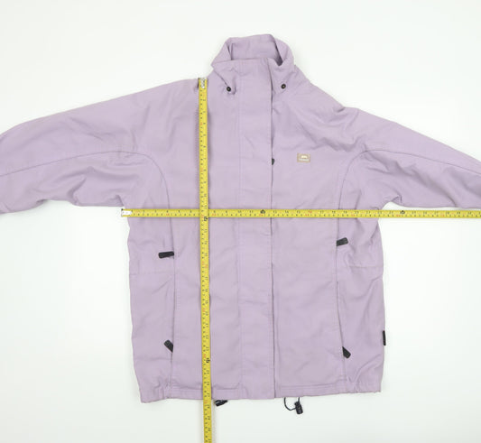 Trespass Womens Purple Waterproof Jacket Size S Windproof Outdoor Coat