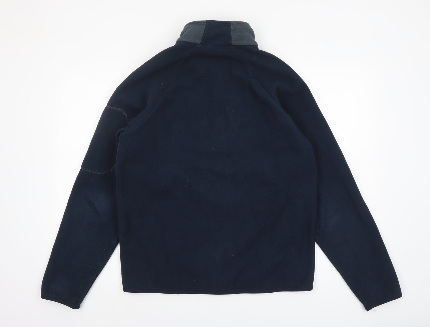 Quechua Men's Blue Fleece Full Zip Jacket L Regular Fit Outdoor