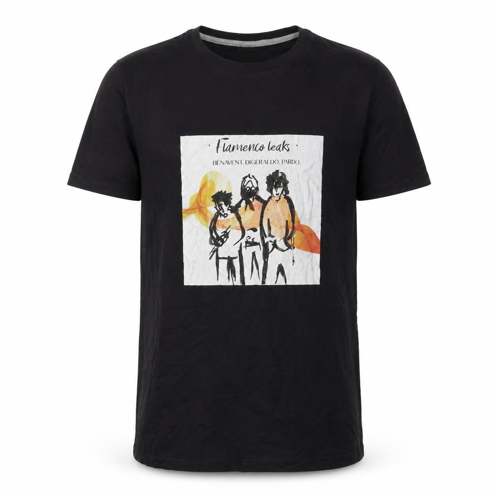 Spreadshirt Men’s Black Graphic Art Music Cotton T-Shirt L