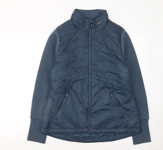 Kyodan Women Blue L Lightweight Full Zip Outdoor Activewear Jacket