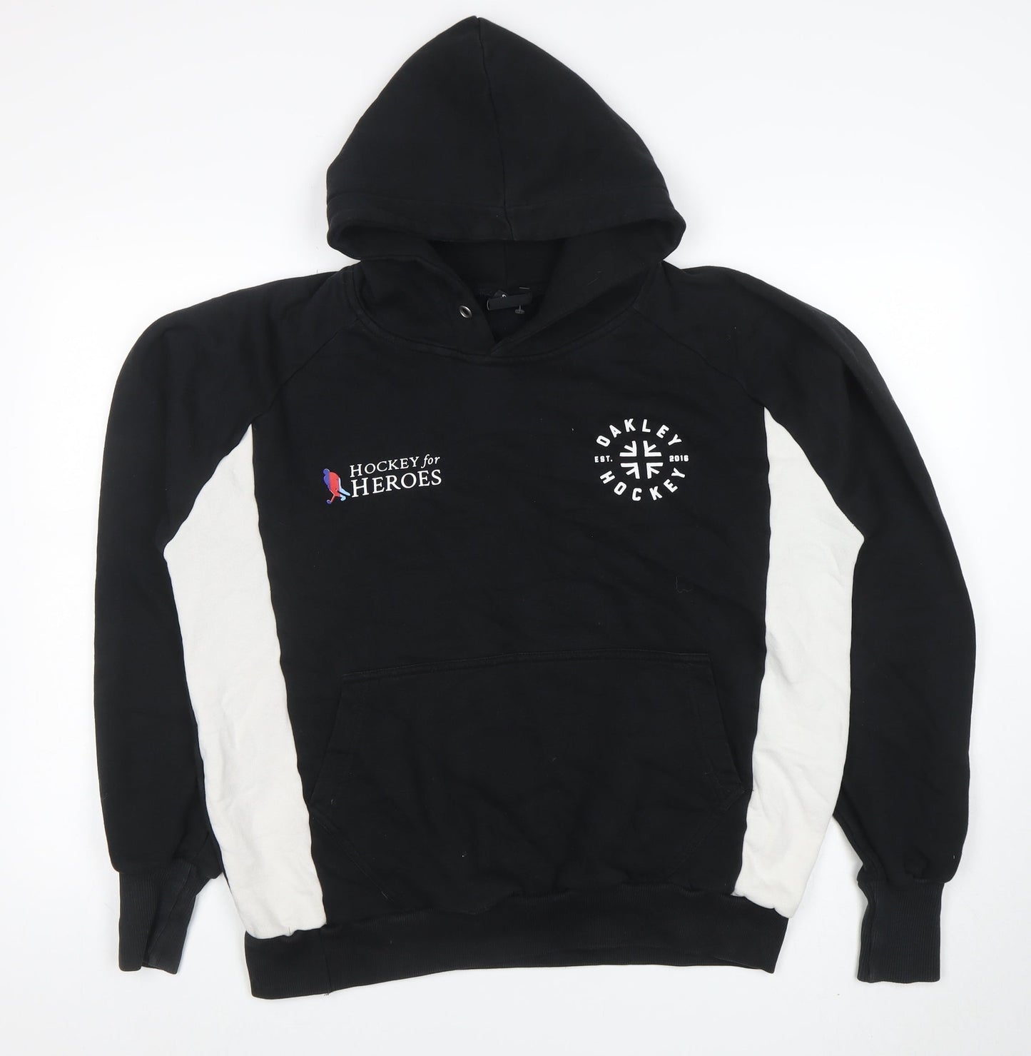 Oakley Men’s Black Hockey Hoodie Pullover Fleece Size S Sportswear