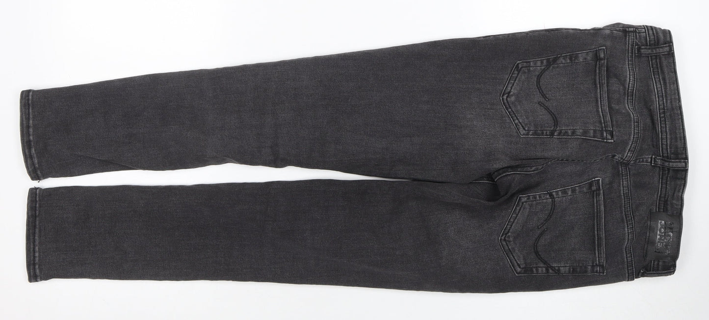 Jack & Jones Unisex Kids Black Skinny Jeans 13 Years Stretch Denim