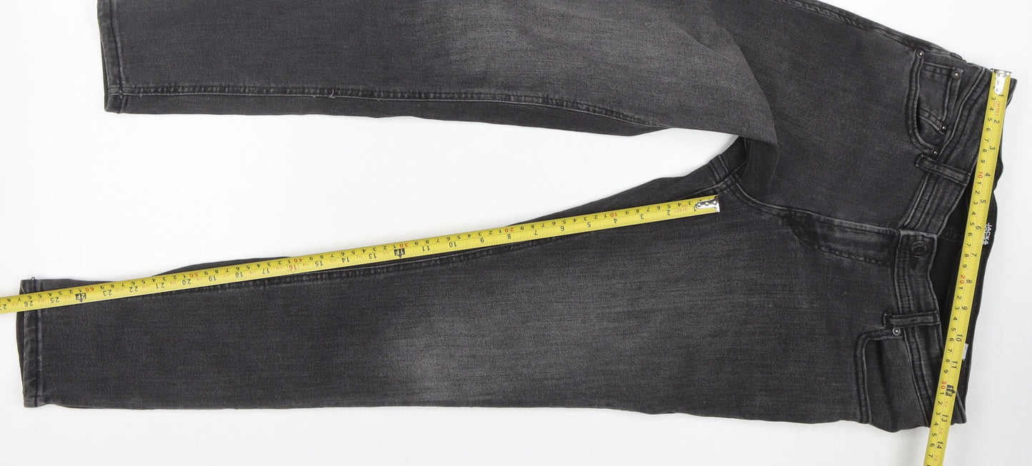 Jack & Jones Unisex Kids Black Skinny Jeans 13 Years Stretch Denim