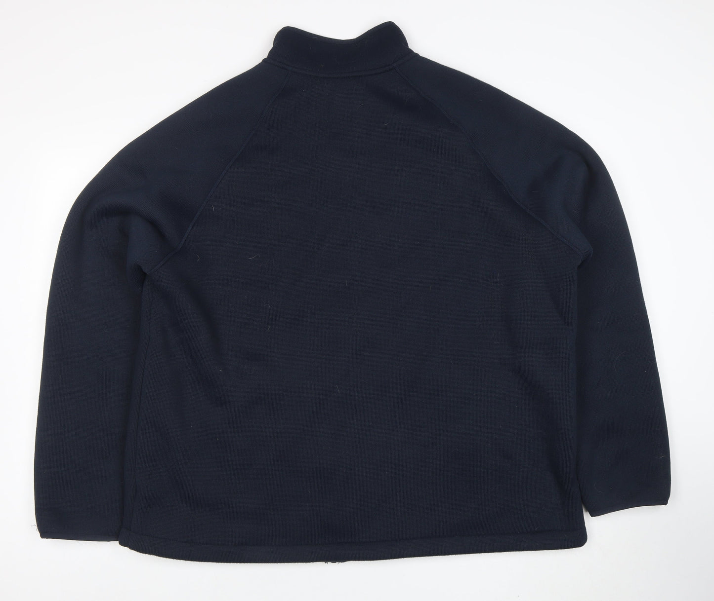 Marks and Spencer Men's Blue 2XL Fleece Full Zip Jacket