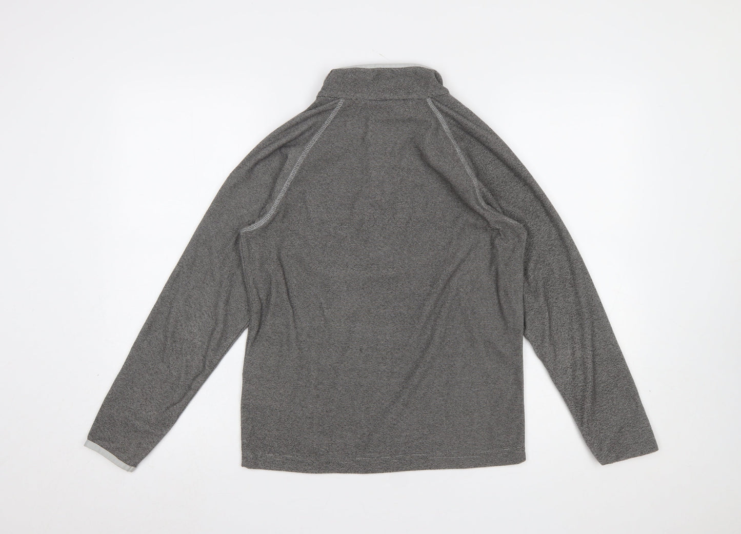 Regatta Boys Grey 14 Years 1/4 Zip Fleece Pullover Sweatshirt