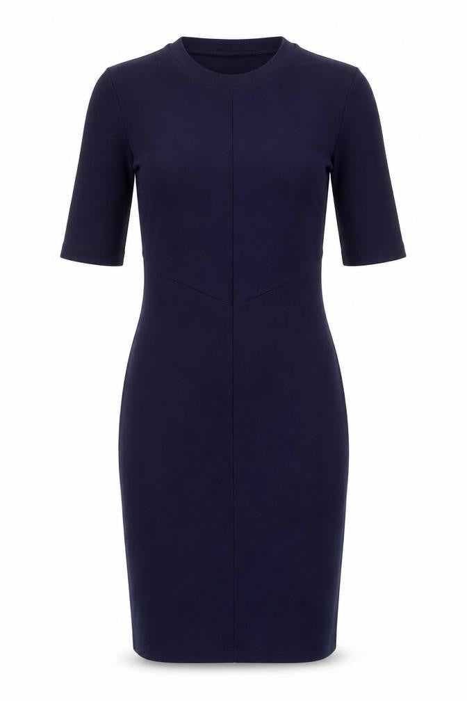 H&M Women’s Blue Bodycon Knee Length Dress Size 8