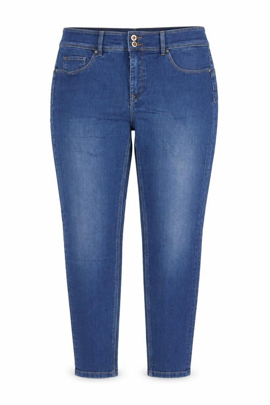 Salsa Women’s Blue Skinny Jeans Size 14 Mid Rise Stretch Denim