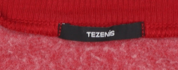 Tezenis Womens Red Studded Pullover Sweatshirt Size L