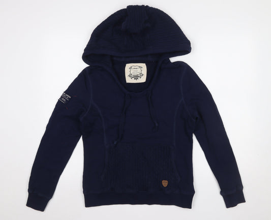Jeep Free Spirit Women's Navy Pullover Hoodie Size 14 Cotton Blend