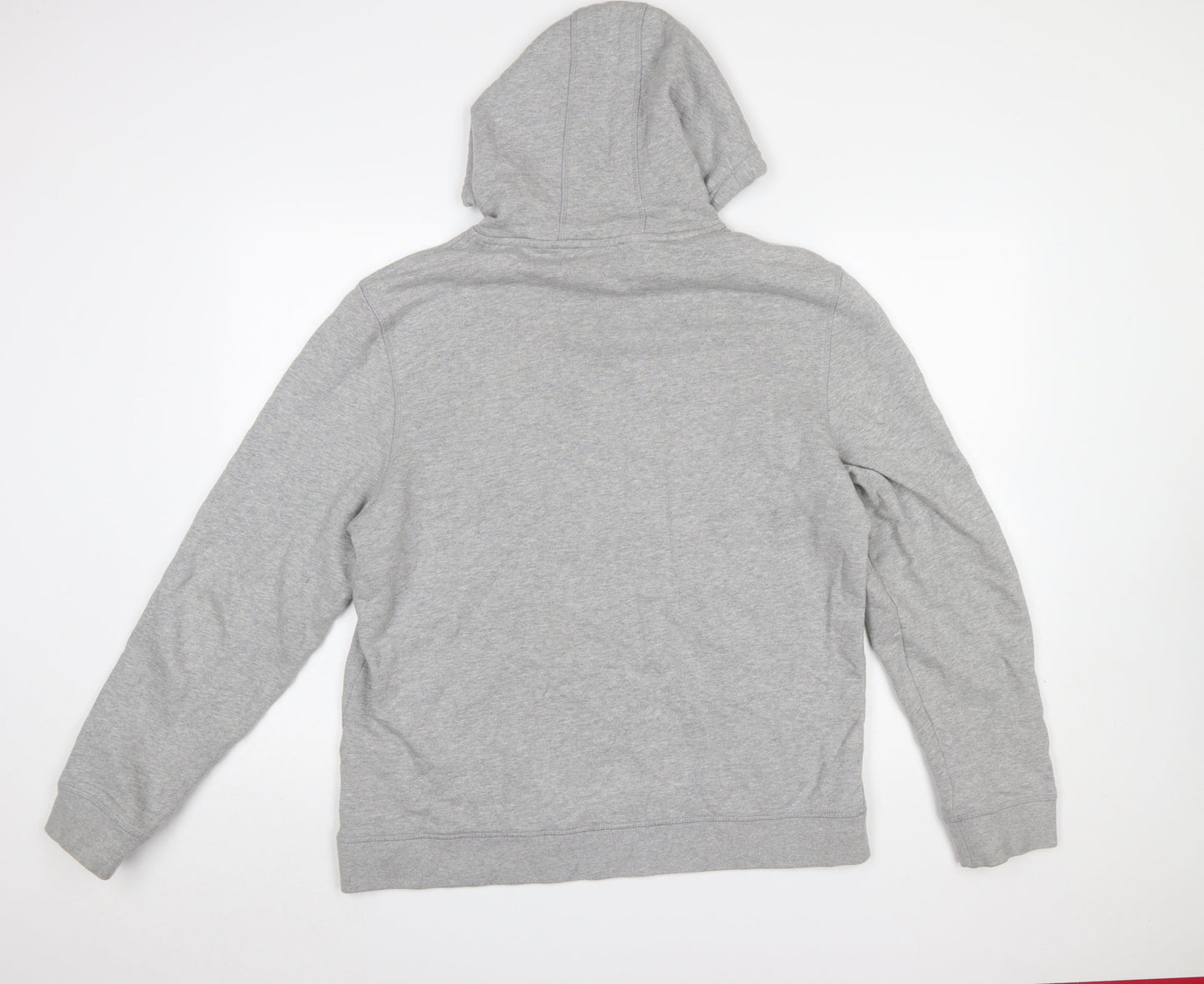 Ted Baker Men’s Grey Cotton Pullover Hoodie Size L Regular Fit