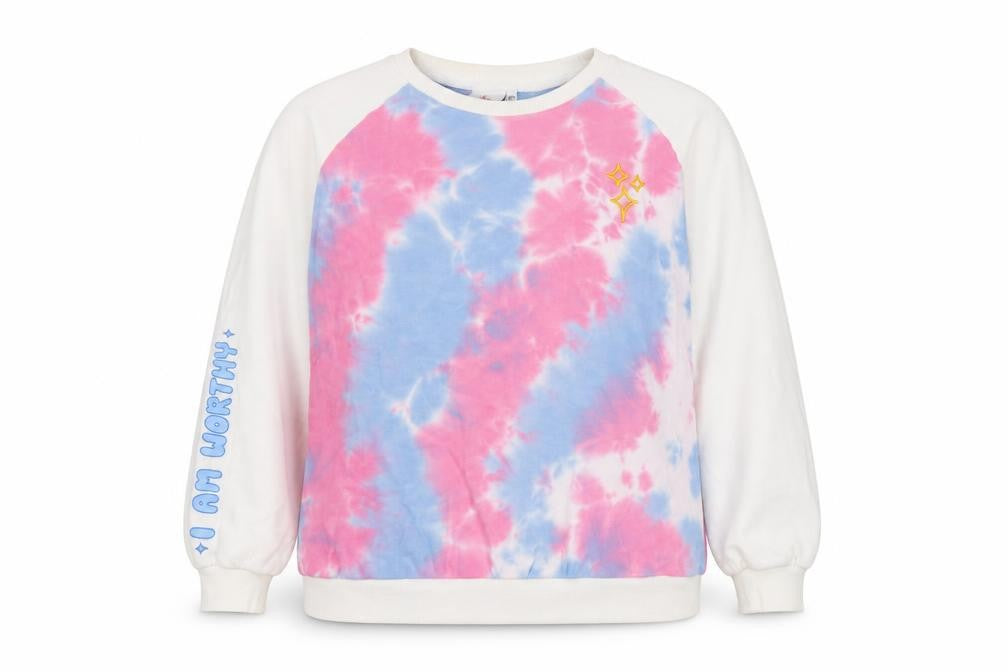 Luke Franchina Womens Multicoloured Tie Dye Pullover Sweatshirt 2XL Cotton