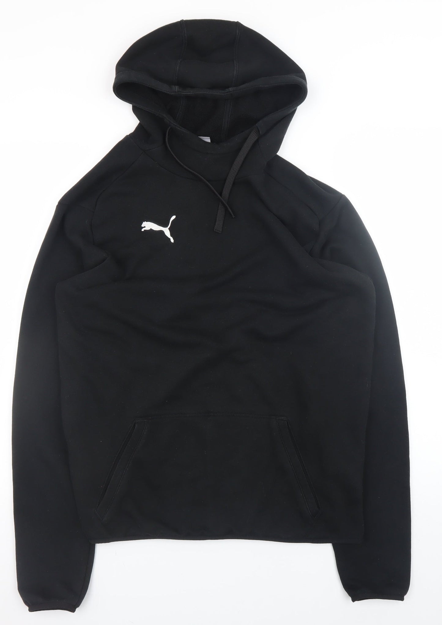 Puma Men’s Black M Basic Hoodie Jacket Lightweight Fleece Regular Fit