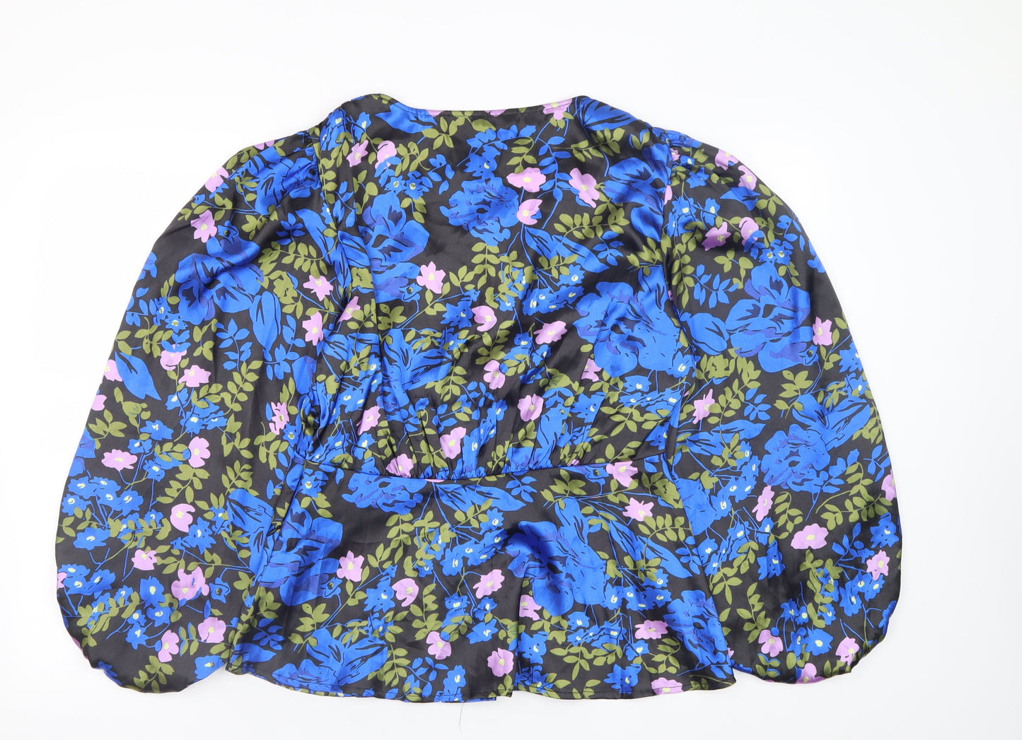 Vero Moda Women's Multicoloured Floral Wrap Blouse Size M